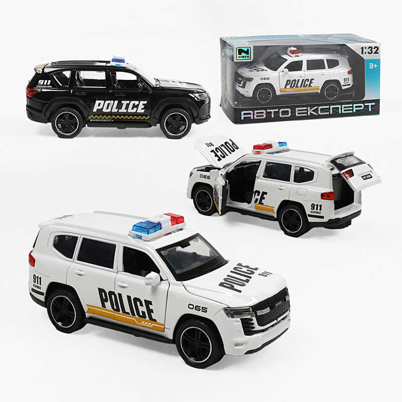Машинка MG-94077 (96/2) 2 види, "Авто Експерт", металопластик, 1:32, світло, звук, інерція, відчиняються двері, капот, багажник, в коробці, МІКС
