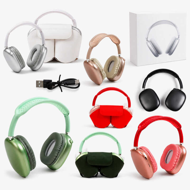 Навушники C 77358 (60) Bluetooth, USB Type-C, AUX, роз’єм для SD карти, чохол, регульована дужка, в коробці,МІКС