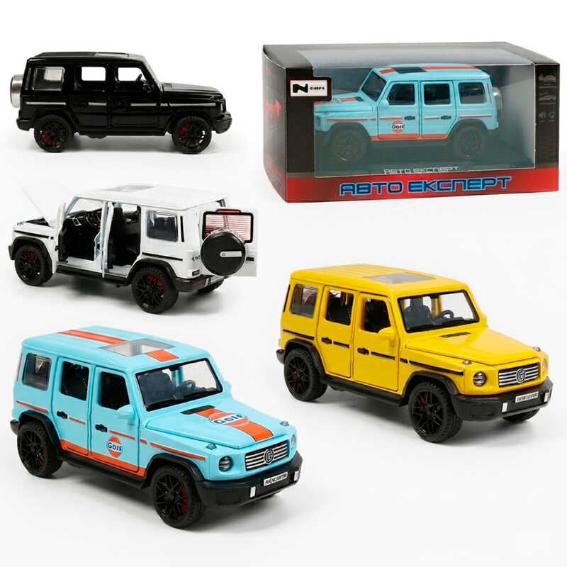 Машинка LF-80110 (48/2) 4 кольори, "Авто Експерт", металопластик, 1:32, світло, звук, інерція, відчиняються двері, багажник, капот, в коробці, МІКС