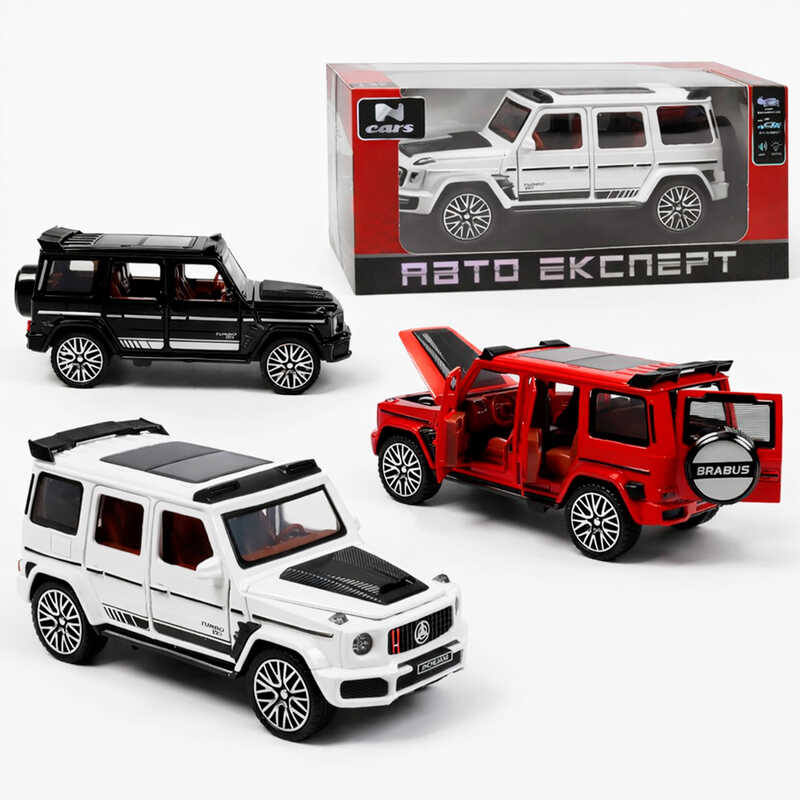 Машинка L-0442-50 (72) 3 кольори, "Авто Експерт", металопластик, 1:32, світло, звук, інерція, відчиняються двері, багажник, капот, в коробці, МІКС