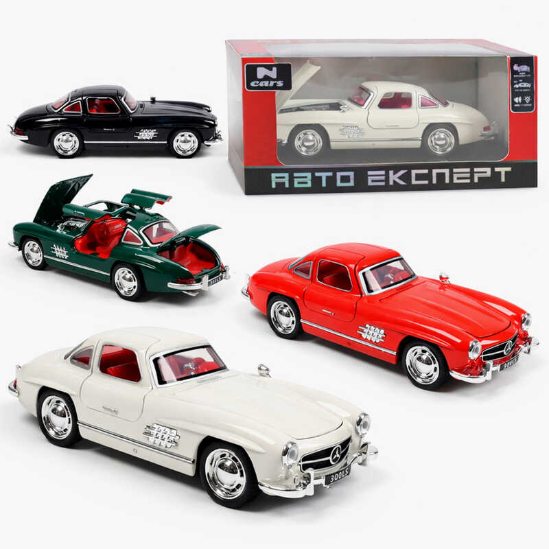 Машинка L-9908-73 (72) 4 кольори, "Авто Експерт", металопластик, 1:32, світло, звук, інерція, відчиняються двері, багажник, капот, в коробці, ВИДАЄТЬСЯ МІКС