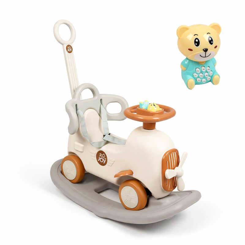 Толокар Joy LY-38114 (1)  гойдалка, озвучування англ. мовою, батьківська ручка, в коробці