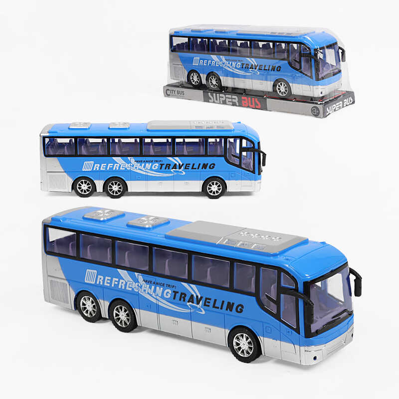 Автобус 828 A-4 (72/2) “Міський”, розмір: 31.5х7х9.5 см, інерція, в слюді
