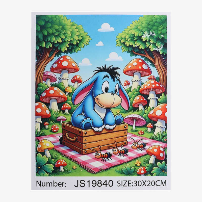 Алмазна мозаїка JS 19840 (50) 30x20 см, паковання російською мовою, в коробці