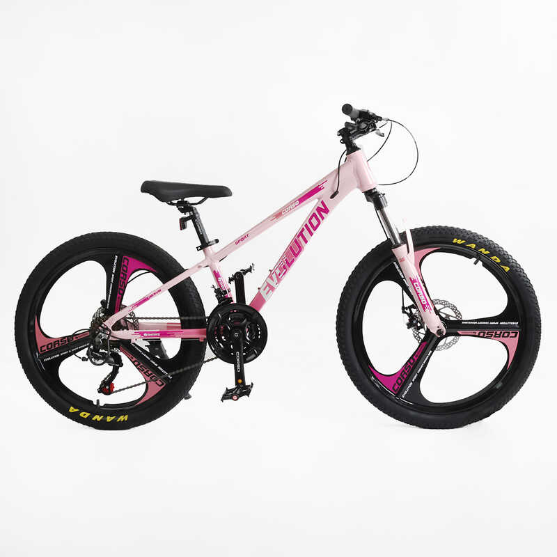 Велоcипед Спортивний Corso «Evolution» 24" дюймів EV-24101-1  У МІШКУ !!  