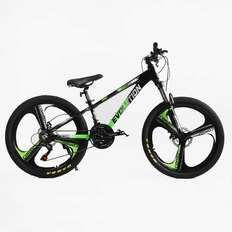 Велоcипед Спортивний Corso «Evolution» 24" дюймів EV-24203-1 У МІШКУ!!!  