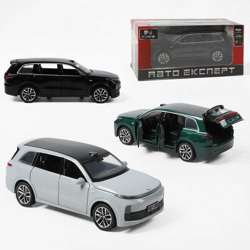 Машинка L-4780-36 (72)  “Авто Експерт”, 3 види, металопластик, 1:32, підсвічування, звук, інерція, відкриваються двері, багажник, в коробці, МІКС