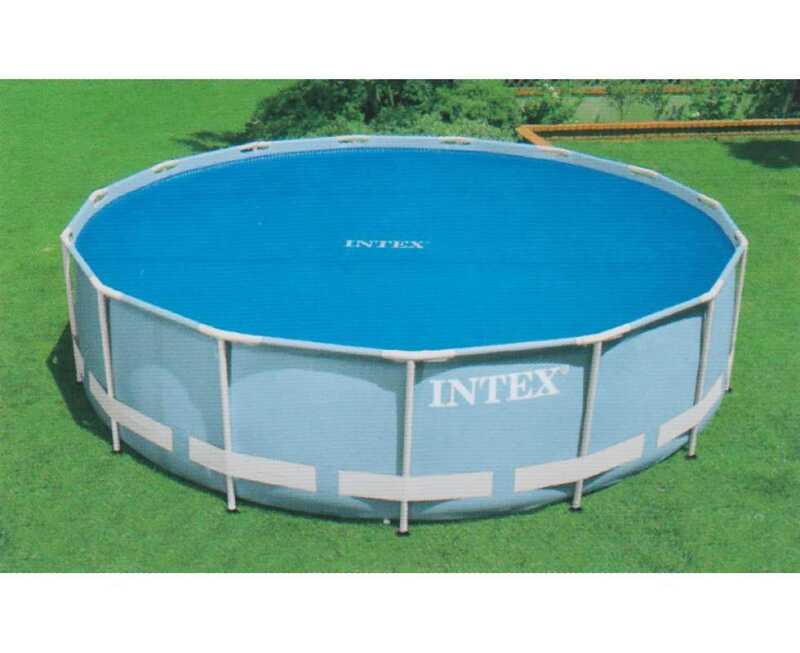 Intex Тент 28015-2 (1) у ПАКЕТІ "SOLAR COVER" діаметр 538см Теплозберігаюче покриття 
