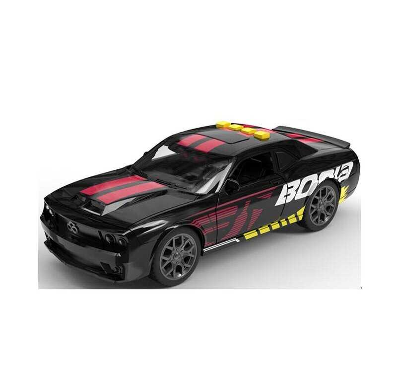 Машинка WY 11111 D (36) масштаб 1:18, підсвічування, звуки транспорту, інерція, гумові шини, бокові дверцята відкриваються, в коробці