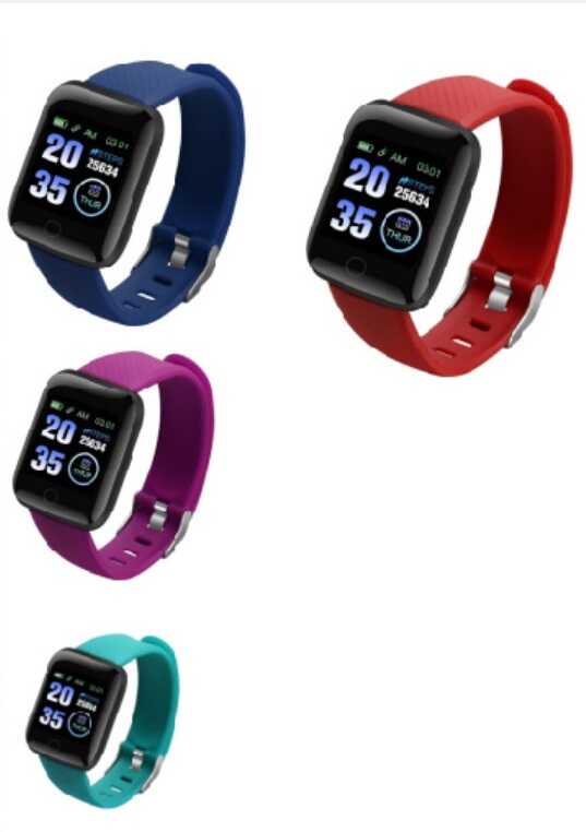 Годинник C 78409 (100) 5 видів, Bluetooth 4.0, кольоровий дисплей, повідомлення, кроки, будильник, спорт, серцебиття, в коробці, ВИДАЄТЬСЯ МІКС ВИДІВ