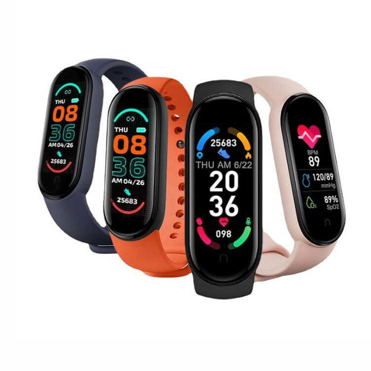Годинник C 78406 (100) 4 види, Bluetooth 4.0, кольоровий дисплей, повідомлення, кроки, будильник, спорт, серцебиття, в коробці, ВИДАЄТЬСЯ МІКС ВИДІВ