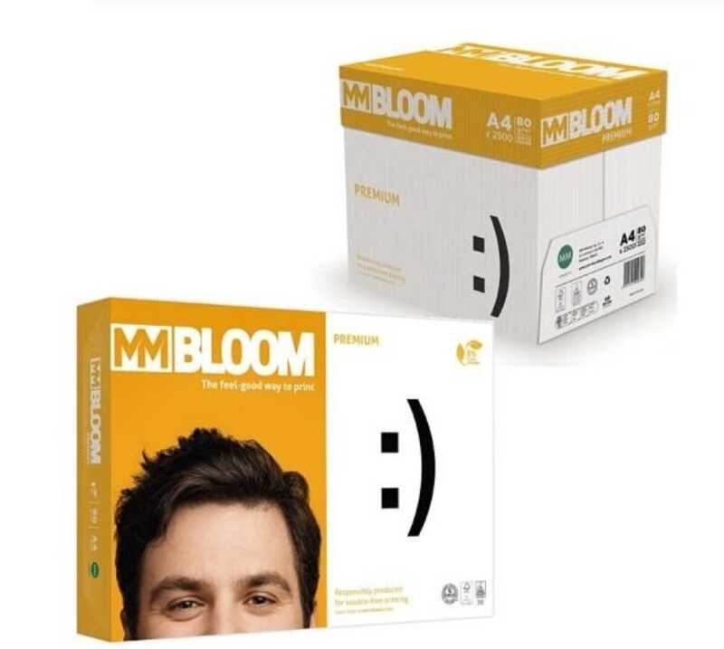 гр Папір MMBLOOM PREMIUM (5) А4, 80 г/м2, білий, 500 аркушів