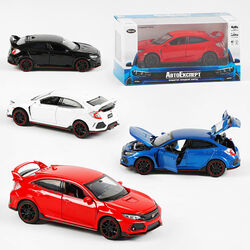 Машина металопластик LF - 85358 (72) "Авто Експерт", 4 кольори, 1:32, світло, звук, інерція, відчиняються двері, багажник, капот, в коробці