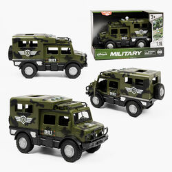 Машина WY 981 A (24) інерція, підсвічування, звуки, на батарейках, маштаб 1:16, довжина 23 см, в коробці