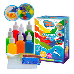 гр Набір для творчості "Magic water. Creative gel" MV6031-03 (9) "Ludum", аквагель, форми, глітер, в коробці
