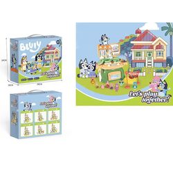Кухня 228-12 E (48/2) духова піч, 23 см × 13 см × 20 см, посуд, плита, каструля, сковорідка, ніж, лопатка, декоративна їжа, герої, в коробці