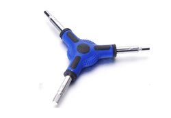 Ключ шестигранний FOURIES BALL WRENCH G-68755 (100) 80мм, 4/5/6мм, сталь 6150
