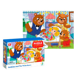 гр Пазл "Три ведмеді" 300696 (96) "DoDo", 30 елементів, в коробці