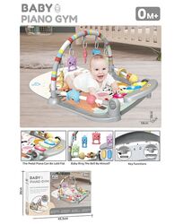 Килимок 8808-6 (18) звук, мелодії, підсвічування, піаніно, брязкальця, ростомір, в коробці