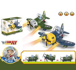 Літак 286-29 (108/2) 2 кольори, звук, підсвічування, колесо вільного ходу, в коробці