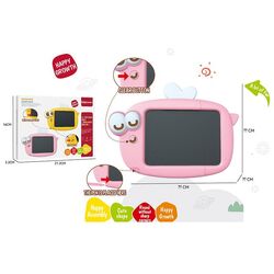 Дошка для малювання 99-25 P (96) розмір: 21.5х15.5 см, LCD - екран, кольоровий малюнок, стилус, кнопка стирання, в коробці