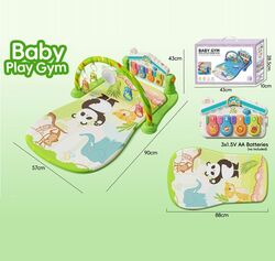 Килимок 8624 (30) звуки, мелодії, підсвічування, 5 підвісок, 4 брязкальця,  в коробці