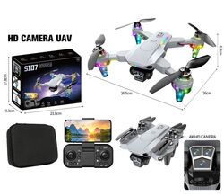 Квадрокоптер S 107 DRONE (36) знімний акумулятор, USB-кабель, пульт, підсвічування, 4К HD камера, сумка, додаток, в коробці