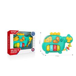 Піаніно HE 0571 (48) мелодії, ноти, підсвічування, пальчикова гра, тріскачка, в коробці