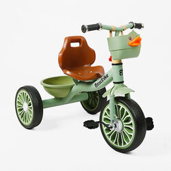 Велосипед 3-х колісний BS-76752 / BS-767-52 "Best Trike" (1) колеса EVA переднє 10’’, заднє 8``, сталева рама, кошик, в коробці