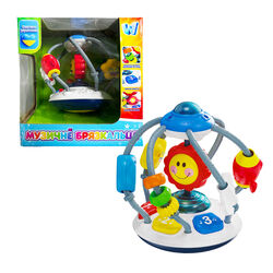 Музичне брязкальце 39924 (24) "WToys", ОЗВУЧУВАННЯ УКРАЇНСЬКОЮ МОВОЮ, казки, пісні, загадки, цифри, підсвічування, рухливі елементи, намистини, в коробці