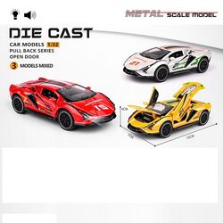 Машинка MG-71422 (96/2) 3 види, "Авто Експерт", металопластик, 1:32, світло, звук, інерція, відчиняються двері, капот, багажник, в коробці, ВИДАЄТЬСЯ МІКС