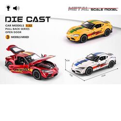 Машинка MG-22470 (96/2) 3 види, "Авто Експерт", металопластик, 1:32, світло, звук, інерція, відчиняються двері, капот, багажник, в коробці, ВИДАЄТЬСЯ МІКС