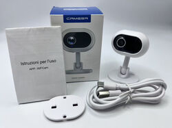 Радіоняня M 51078 (100) Wi-Fi камера, кріплення, USB-Type-C кабель, додаток, працює від мережі, фото та запис відео, слот для TF, двосторонній голосовий зв’язок, в коробці