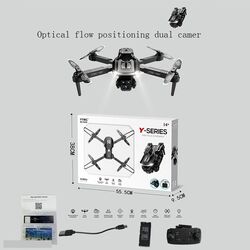 Квадрокоптер Y 615 D (18) сумка, знімний акумулятор 3.7V, пульт 2.4 GHz, USB-кабель, headless mode, Wi-Fi HD-камера, додаток, підсвічування, викрутка, в коробці
