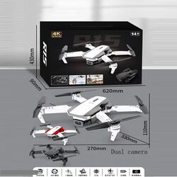 Квадрокоптер на радіокеруванні R 15 (36) 2 кольори, 2 HD-камери, headless mode, уникає перешкоди, Wi-fi камера, керування з додатка, змінний кут нахилу камери, знімний акумулятор, пульт керування, в коробці