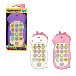 Телефончик Єдиноріг 97882 (120)  “WToys”, ОЗВУЧУВАННЯ УКРАЇНСЬКОЮ МОВОЮ, пісні, казки, скоромовки, віршики, колискові, загадки, цифри, в коробці