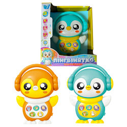 Музична іграшка “Пінгвінятко” 79713 (72/2) “WToys”, ОЗВУЧУВАННЯ УКРАЇНСЬКОЮ МОВОЮ, звуки, підсвічування, тварини, в коробці