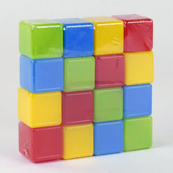 гр Кубики кольорові 16 шт. (20) 05063 "M Toys"