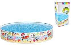 Intex Басейн 56451 NP "Веселий пляж" (6) розміром 152х25см, об`єм: 370л, вага: 1,4 кг, від 3-х років