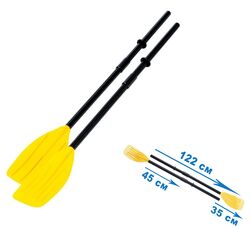 Intex Весла 59623 (6) пластикові, 122см