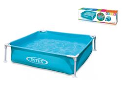 Intex Басейн каркасний 57173 (3) розміром 122х122х30 см, об`єм: 337л, вага: 4,9 кг, від 3 років