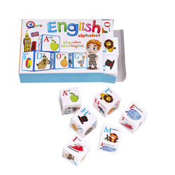 гр Кубики 12 шт. "Английская абетка"  1325 (47) "Technok Toys"