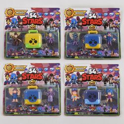 Герої LDY 220861 (120) BRAWL STARS, 4 види, на листі, ВИДАЄТЬСЯ ТІЛЬКИ МІКС ВИДІВ