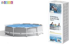 Intex Басейн каркасний 26700 NP (1) розмір:305x76см, Prism Frame Pool, об`єм води:4485л, у коробці