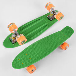 Скейт Пенни борд 1705 (8) Best Board, доска=55см, колёса PU со светом, диаметр 6см