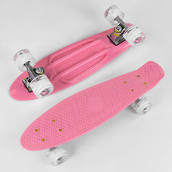 Скейт Пенни борд 2708 (8) Best Board, доска=55см, колёса PU со светом, диаметр 6см