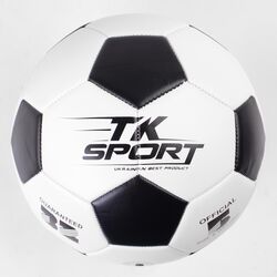 М`яч футбольний C 50478 (60) "TK Sport", 1 вид, вага 410-420 грамів, гумовий балон з ниткою, матеріал PU, розмір №5