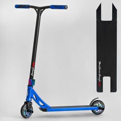 Самокат трюковый N- 12740 "Best Scooter" (2) "Freestyle", HIC-система, ПЕГИ, алюминиевый диск и дека, колёса PU, d=120мм, ширина руля 58 см