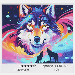 гр Картина за номерами FG 66049 (30) "4FUN Game Club", 30х40 см, в коробці