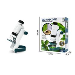 Мікроскоп SD 223 (36/2) тримач для телефона, збільшення 60х-120х, підсвічування, інструменти, аксесуари, 2 зразки для дослідження, в коробці